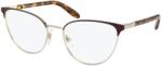 Ralph Lauren RA6047 9395 Shiny Brown On Pale Gold Rims Demo Lens szemüveg (RA6047 9395)