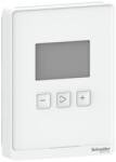 Schneider Electric SpaceLogic, Senzor VOC CO2 umiditate, temperatura, 3 butoane/LCD BACnet/Modbus, optim, alb (SLPWLCV2)