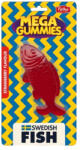  Mega Gummies Swedish Candy Fish eper ízű óriás hal formájú gumicukor 120g - delfinbuvar