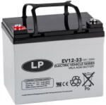 Landport EV12-33 12V 33Ah kerekesszék rokkantkocsi akkumulátor (EV12-33)