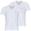 Giorgio Armani Rövid ujjú pólók 2-PACK CREW NECK T-SHIRT AF14132 Fehér EU M