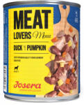 Josera Meat Lovers Menu Duck with Pumpkin | Teljes értékű kacsás nedvestáp sütőtökkel felnőtt kutyáknak - 400 g