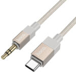 hoco. UPA32B AUX kábel Jack 3, 5 mm (apa) - USB C (apa) 1m arany