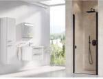 RAVAK Chrome CSD1-80 zuhanyajtó fekete+transparent (0QV40300Z1) - groszmann