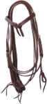 LAKOTA Simán bőr western lovas zablák ló ívvel és kantárral Lakota barna