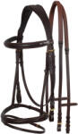 SUPREME Anatómiai nyeregalátételes ló kantár, klasszikus párnázott kivitelben Supreme nagyló barna