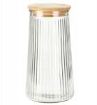 Excellent Houseware Üveg Tároló Magas Ételtároló edény légmentesen záródó fedéllel 1, 4l (CD1200110)