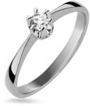Heratis Forever Fehérarany szoliter eljegyzési gyűrű lab-grown gyémánttal 0, 10 ct, 9K BSBR016AHR