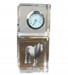 Art-Dog Póni Fell kristály asztali óra saját fotóval, ajándéktárgy, jutalom (5055882418738)