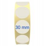  Hőszigetelő címkék fi30 mm Fehér 2000 db ragasztó (E-TER-fi30-N2000-G40-R1-KA-B-ECO-)