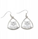 Art-Dog Szibériai macska háromszög alakú lógós fülbevaló fényképpel, személyre szabható (5055882476837)