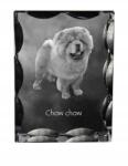 Art-Dog Chow Chow kutya kép díszes kristályban, ajándéktárgy, lakásdekoráció (5055882448131)