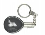 Art-Dog Cocker spániel amerikai kristály kulcstartó kutya fotóval, kulcstartó (5055882429994)