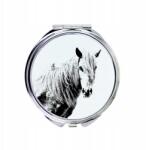  Giara ló kompakt zsebtükör lóval fényképpel (5055882483378)