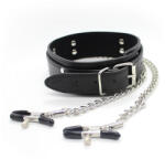 Latetobed BDSM nyakörv bimbócsipesszel