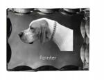 Art-Dog Pointer kutya kép díszes kristályban, ajándéktárgy, lakásdekoráció (5055882448308)