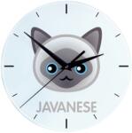  Macska Jávai üveg falióra lógó aranyos macska (5056739256732)