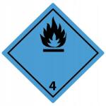 Print&Stick Matrica címkék Adr 4.3 100x100mm tekercs 500db (36043)