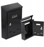 TOYA Postaláda Euro Postaláda 285x200x60MM Fekete 78540 (78540)