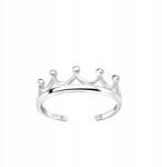  Ezüst lábujjgyűrű Korona (62)