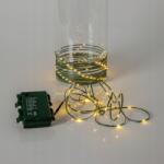 Star Trading Led dekorációs lánc 96 dióda 7m Dew Drop Micro elemes vezérlő (729-58)