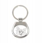 Art-Dog Chihuahua hosszú szőrű kutya kulcstartó, fényképes kulcstartó, medál (5055882472112)