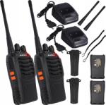 Baofeng BF-888S Rövidhullámú rádiók Walkie Talkie Led zseblámpa (24-928#)
