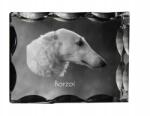 Art-Dog Orosz agár borzoj kutya kép díszes kristály, ajándéktárgy, dekoráció (5055882447554)