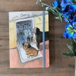 ALEX CLARK ART Füzet Alex Clark, vonalas, 21x15cm, 160 oldal, gumis, Kutyák mosogatnak (LCN15)