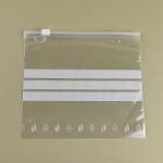  Csúszózáras tasak írható felülettel, 200 x 170 x 0, 05 mm (20 x 17 cm) 100 db/cs