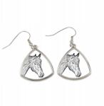 Art-Dog Ló fészek háromszög, lógós fülbevaló fényképpel, személyre szabható (5055882477285)