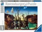 Ravensburger - Art Collection - Dalí - Elefántokat Tükröző hattyúk 1000 darabos kirakó (12000193)
