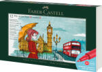 Faber-Castell Művészfilctoll Készlet 12 Darab/Készlet Pitt Artist Pen City London (FC267137)