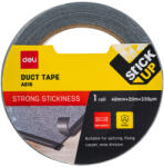 Deli Ragasztószalag Szövetes 48 mm x20 m 230 mic PE Fekete (DEA616)