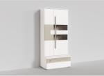 Mobiro Elegance nappali bútor - Komód vitrines szekrénnyel - A modul - mindigbutor