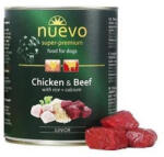 nuevo dog Junior csirke és marhahús bál. 6 x 800 g-os konzervdoboz