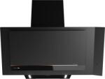 Teka Hota decorativa TEKA DVI 98-G1 EOS BM, Design Infinity G1, 90 cm, 3 trepte putere si Turbo, Extractie perimetrala, Functie Fresh Air, negru mat si detalii metalice cupru (DVI 98-G1 EOS BM) Hota