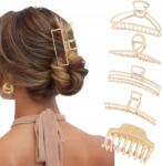  5 Db-os Arany Elegáns Hajcsat Szett