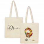  Nyomott mintás táska Ajándék Szív Életvonal