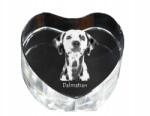 Art-Dog Dalmata kristály szív, dísz, kutya fénykép ajándéktárgy (5055882444652)