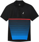 Australian Tricouri polo bărbați Australian Ace Lines - black (TEUPO0019-003)