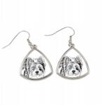 Art-Dog Biewer Yorkshire terrier háromszög alakú lógós fülbevaló kutyával, fényképpel (5055882475991)