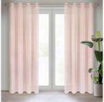 EUROFIRANY Rebecca fényáteresztő függöny finom esőszerkezettel Rózsaszín 140x250 cm - homeandstyle - 3 543 Ft