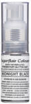 Sugarflair pumpás glitter spray, éjfekete, 10g