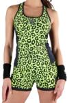 Hydrogen Maiouri tenis dame Hydrogen Panther Tech Tank Top - black/yellow fluo (T01706-D58)