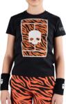 Hydrogen Tricouri băieți Hydrogen Tennis Court Cotton - black/orange tiger (TK0712-G68)