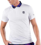 Hydrogen Tricouri polo bărbați Hydrogen Tartan Zipped Tech - white/pink/black (T00518-E83)