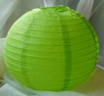  papír lampion gömb, 30 cm-es, zöld