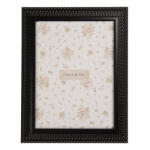 Clayre & Eef Fekete klasszikus fa képkeret 14x1x19/10x15cm (2F1270S)