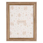 Clayre & Eef Egyszerű natúr fa képkeret, 13x2x18cm/10x15cm (2F1264S)